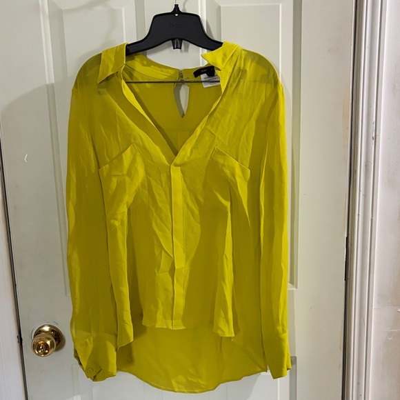 BCBGMaxAzria Tops - Elegant Yellow Blouse for Women